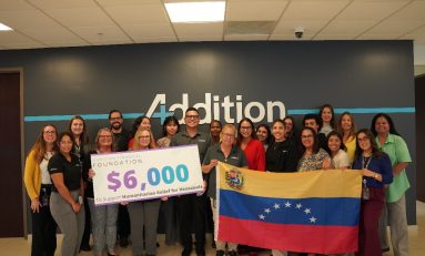 Addition Financial Credit Union Team Members Rally to Raise $6,000 for Venezuela Earthquake Relief
