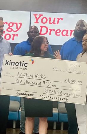 Kinetic Credit Union Wraps Up Month of Giving with Donations to Local Agencies