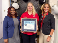 Eglin Federal Credit Union recognizes Member Service Counselor Clasina Cox for 25 years of service