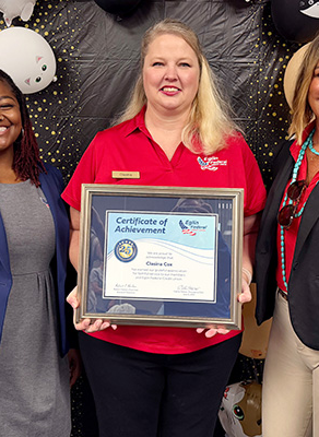 Eglin Federal Credit Union recognizes Member Service Counselor Clasina Cox for 25 years of service