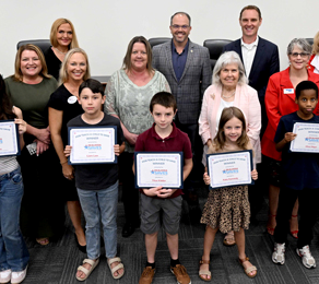 Eglin Federal Credit Union partnered with Okaloosa Saves in the Teach Children to Save campaign