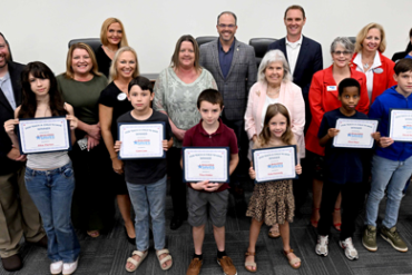 Eglin Federal Credit Union partnered with Okaloosa Saves in the Teach Children to Save campaign