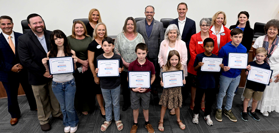 Eglin Federal Credit Union partnered with Okaloosa Saves in the Teach Children to Save campaign