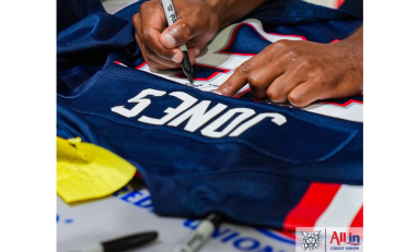 All In Credit Union and Patriots’ Player, Marcus Jones,  Provide a “Game Plan for Success”