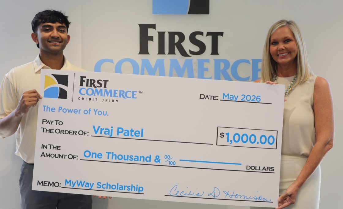 Four Outstanding Students Receive First Commerce Credit Union’s 2026 MyWay Scholarships