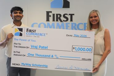 Four Outstanding Students Receive First Commerce Credit Union's 2026 MyWay Scholarships