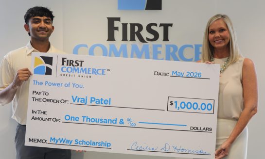 Four Outstanding Students Receive First Commerce Credit Union's 2026 MyWay Scholarships