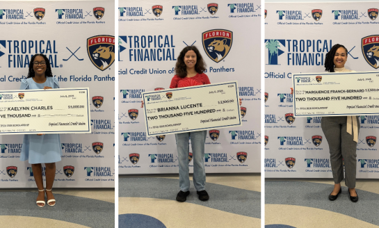 Tropical Financial Credit Union Awards $10,000 in Scholarships to South Florida Students