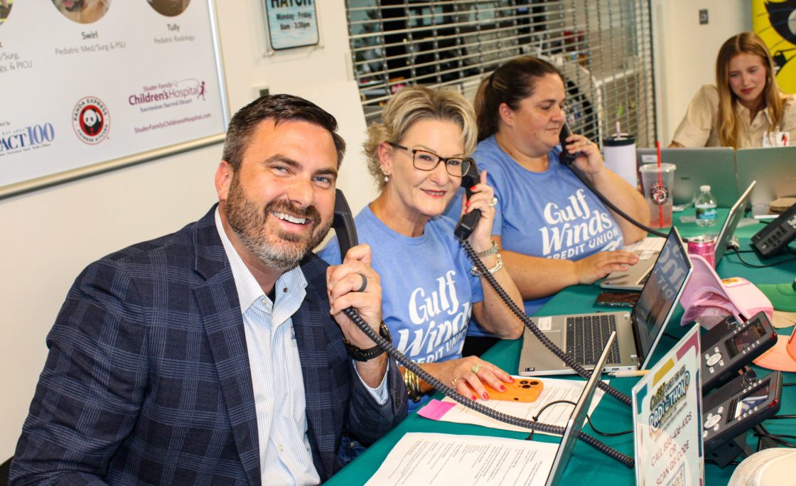 Gulf Winds Credit Union Donates $20,000 to 2026 Cat Country Cares for Kids Radiothon