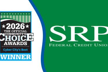 SRP Federal Credit Union Wins “Best Credit Union” in Cyber City’s Best Community’s Choice Awards