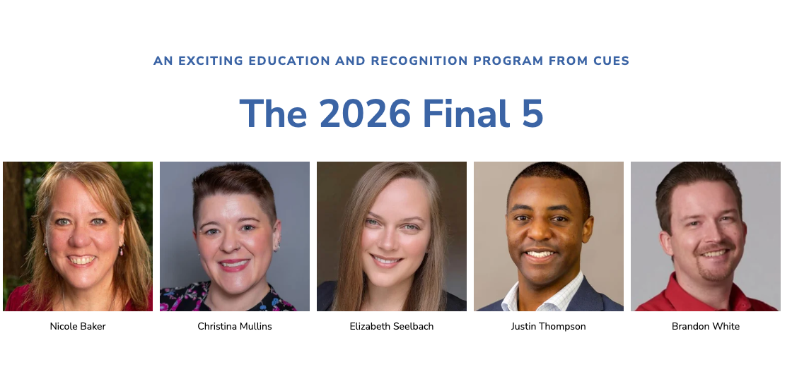 Five Rising Credit Union Leaders Named Finalists in 2026 CUES Emerge Competition