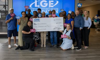LGE Community Outreach Foundation donates $20,000 to local nonprofits during Calhoun Giving Day