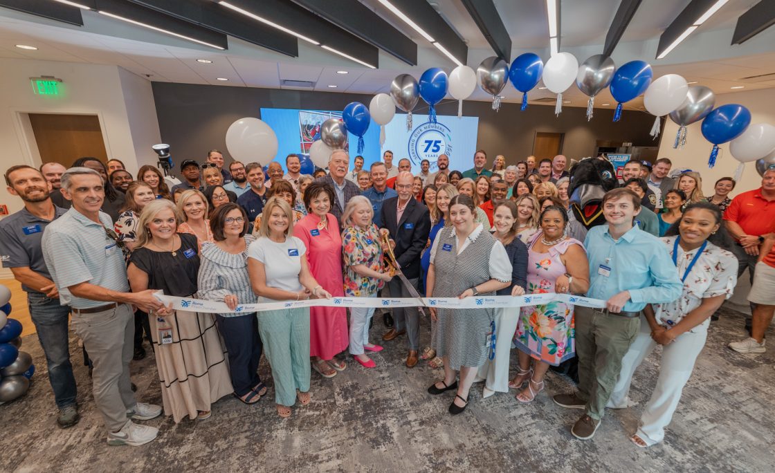 LGE Community Credit Union celebrates grand opening of relocated Rome branch; donates $20,000 to local first responders