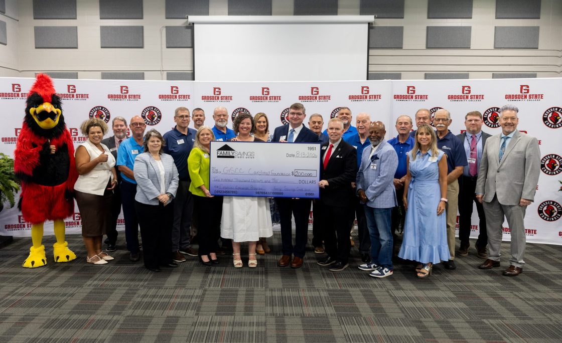 Family Savings Credit Union commits $200,000 to financial literacy at Gadsden State
