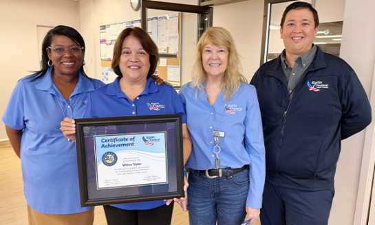 Eglin Federal Credit Union recognizes Wilma Taylor for 25 years of service