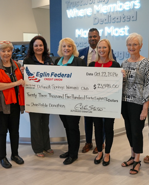 Eglin Federal Credit Union sponsors preservation of the historic DeFuniak Springs Woman’s Club