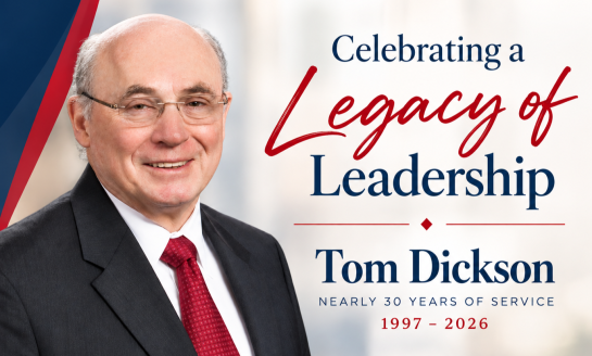 Georgia United Credit Union Board Chairman Tom Dickson to Retire After Nearly 30 Years of Service