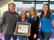 Eglin Federal Credit Union recognizes Mary Calvert for 25 years of service